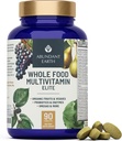 Abundant Earth All Food Multivitamin for Women Daily Multi Vitamins Supplements for Mens Multivitamins + B Complex, Probiyotik Multi Enzyme, Omegas for Organic Energy Mood Digestion 90ct-4pkk
