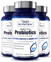 1MD Full Probiyotiks Platinum | Supports Digestive Health | Nourishing Prebiyotiks, 51 Milyar Canlı CFU, 11 Strains, Dairy-Free | 30 Sebze Kapsülleri (3-Pack)