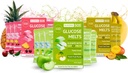 Glucose SOS Melts Dextrose Toz Doğal Meyvesi Safe Şeker ile Yapıldı, Glucose Tabs gibi, 15 Bireysel 15g ile Yapan Tabletler 3 Farklı Flavors