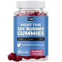 Gece Saati Fat Burner Gummies, Sleep Support & Kilo Kaybı | Depremi Suppressant & Metabolism ATM, Ked Belly Fat, Uyku ve Erkekler için 60ct Diyet Gummies