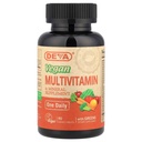 DEVA Tiny Tabletler Vegan Multivitamins for Women & Men, Multivitamin with Iron, Mineral Supplement, C, Vitamin B Complex, Vitamin B12, Vitamin E, çinko, Gluten Free, 90 Tabletler