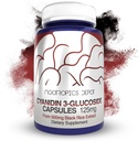 Nootropics Depot Cyanidin 3Glucoside Capsules | 125 mg | 60 Count | Black Rice Extract | C3G | Oryza Sativa | Metabolic, Vision, & Cognitive Support