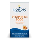 Nordic Naturals Vitamin D3 5000, Orange - 120 Mini Soft Gels - 5000 IU Vitamin D3 - Sağlıklı Bones, Mood & Immune System Function - Non-GMO - 120 Hizmet