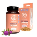 OAT MAMA Organik Lactation Supplement - 'Slay Mama' Butle & Fenugreek Capsules - Herbal Lactation Blend, Postpartum Support for Motherfeeding Moms