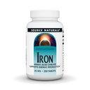 Source Naturals Iron, Amino Acid Chelate - Diyetsel Supplement Bu Destekler Enerji Üretimi - 250 Tablet