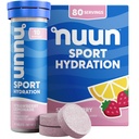 Nuun Sport Electrolyte Tabletleri, Magnezyum, Pyum, Chloride & sodyum, Gluten Free & Vegan, Strawberry Lemonade, 8 Pack (80 Hizmet Toplamı)