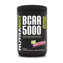 NutraBio BCAA 5000 Toz - Vegan BCAA'lar - Destekler Lean Kas Büyüme, Kurtarma, Endurance - 60 Hizmet - Kiwi Strawberry