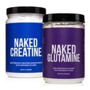 Çıplak Saf Micronized Kredownine Monohidrat 100 Hizmet + 200 Saf L-Glutamine Sche: Vegan, Non-GMO, Gluten Free. Mini to Muscle Breakdown & improve Protein Synthesis. Hiçbir şey Yapay Hiçbir Şey