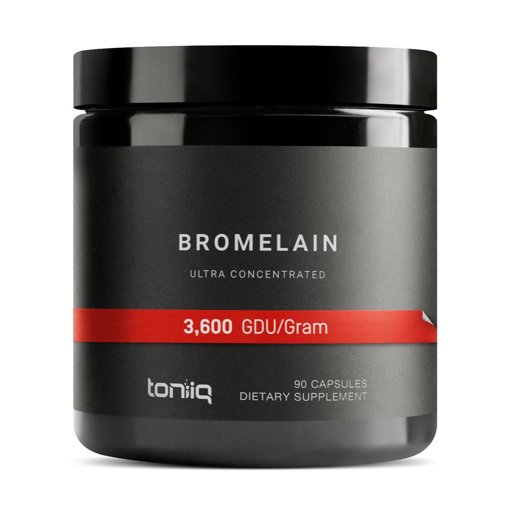 Ultra High Strength Bromelain 1000 mg - 3600 GDU/Gram - Yüksek Yoğun ve Biyo kullanılabilir - Üçüncü Taraflı Test Edilen Formula - 90 Vejetaryen Capsules - 45 Is Per Konteyner - Bromelain Supplement