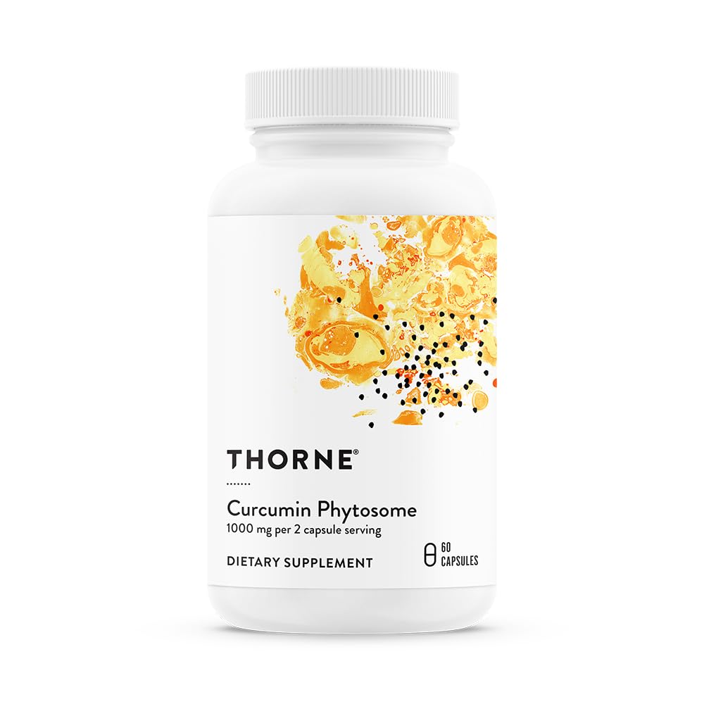 THORNE - Curcumin Phytosome 1000 mg (Meriva) - Klinik olarak Studied, Yüksek Aborpsiyon - Ortaklarda Sağlıklı Inflammatory Yanıt, Kass, GI Tract, Liver, Brain & Nerves* - 30 Hizmet