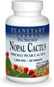 Gezegensel Herbals Full Spectrum Nopal Cactus 1000 mg Prickly Pear Cactus Antioksi - 100% Doğal - 60 Tabletler