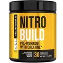 Jacked Factory Nitrosurge Pre Workout with Bloodtine for Muscle Building - Con Crett Kreine Toz & pickvATP for Intense Energy, Powerful Pumps, & Endless Endurance - 30 Hizmet, Arctic White