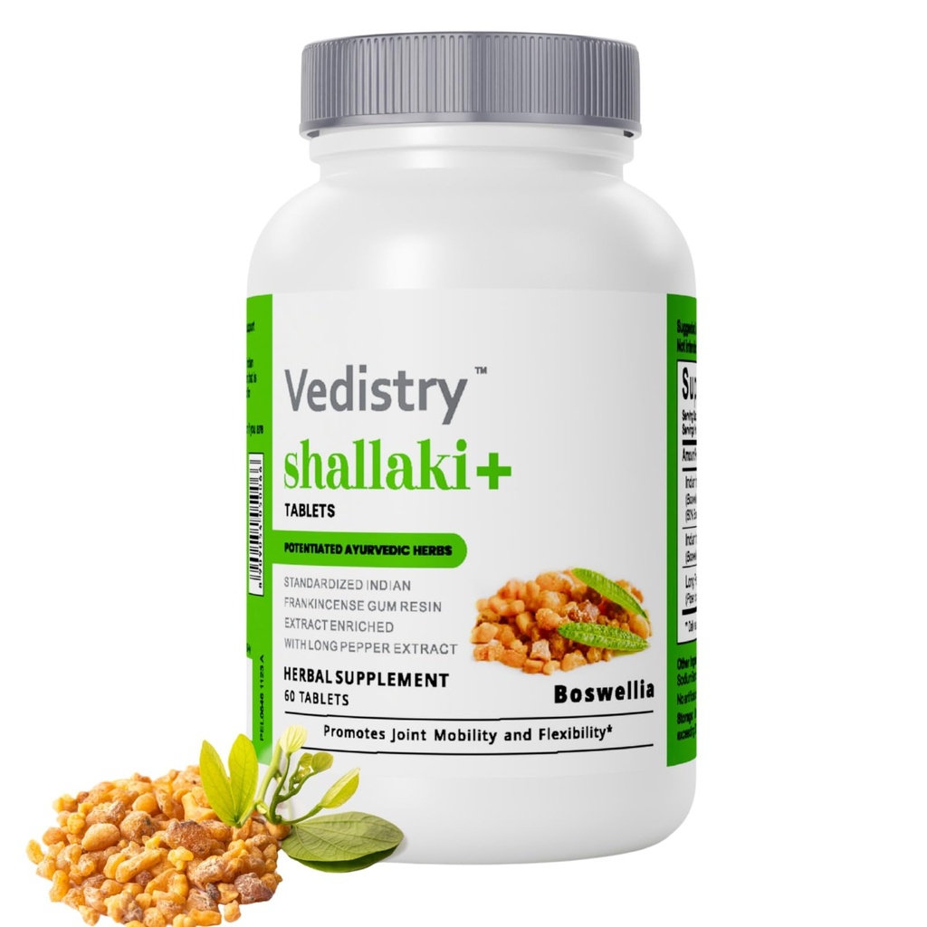 Beaki Boswellia Serrata Extract Supplements for Women | 700 mg Herbal Capsules for Bone and Joint Wellness | Indian Frankincense Supplement | 60 Vegan Tabletler