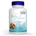 Mila Miamor 15 Gün Temiz - Gut ve Kolon Desteği - Senna ile Kadınlar ve Erkekler için Gelişmiş Gut Cleanse Detox, Cascara Sagrada & Psyllium Husk - Non-GMO - Made in USA - 30 Capsules