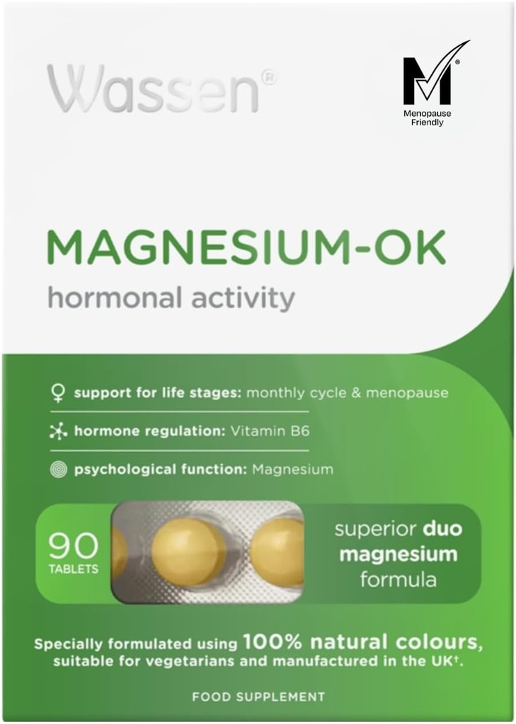 Aylık Lisans 90 Tabletler sırasında kadınlar için Magnezyum OK Vitaminler ve Mineraller