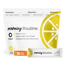 ROUTINE Morning Daily Hydration | Electrolyte Toz Paketleri Apple Cider Vinegar, Lemon ve Sea Salt | Keto & Paleo-Friendly Electrolyte Drink Mix (30 Pack)