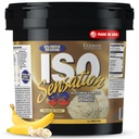 Ultimate Nutrition Whey Protein Isolate Toz Glutamine Kompleksi, ISO Sensation 93 - Whey Protein Tozu Gelişmiş Kurtarma için Eklenmiş Colostrum, Immunity & Gut Health - Banana, 5lbs