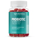 Probiyotik Gummies for Digestive Support and Gut Health - 1 Milyar CFU Bacillus Coagulans - 60 Kont - Raf Stable, Non-GMO, Gluten-Free ve Vegetarian - 2 Moon Supply, Karma Berry Flavor