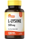 Sundance L-Lysine 500 mg | 120 Caplets | Free Form Amino Asit | Vegetarian, Non-GMO ve Gluten Free Supplement Supplement Supplement