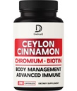 13in1 Ceylon Cinnamon Capsules - Chromium Picolinate, Biotin, Grape Seed, Elderberry & More
