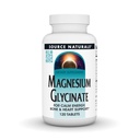 Source Naturals Magnezyum Glycinate, Chelated for high Abpole | for Calm Energy, Bone & Heart Support*, 200 mg per Service - 120 Tabletler