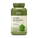 GNC Herbal Plus Ginkgo Biloba 60 mg Supplement, Vegetarian, Supports mental Sharpness, 300 Hizmet
