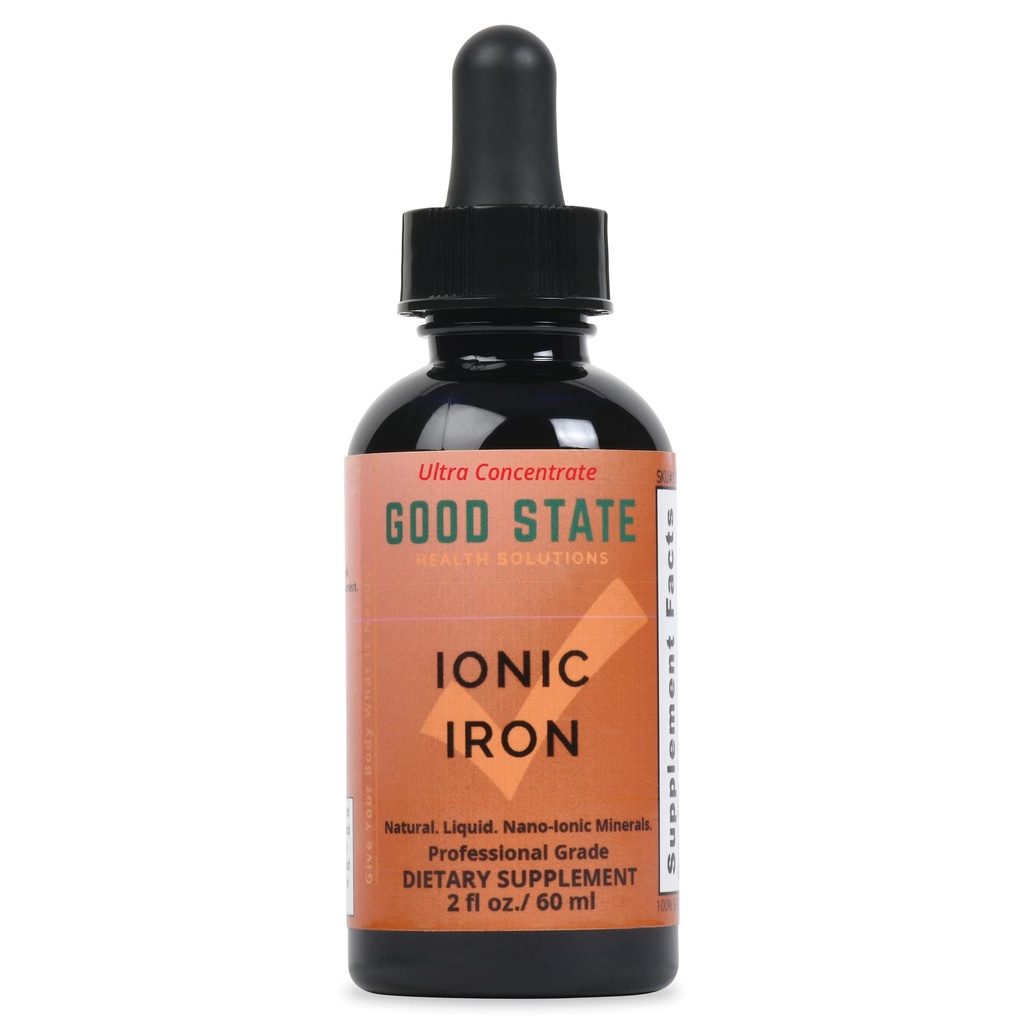 İyi Devlet Sıvı Ionic Iron Ultra Mekanik (10 damla 2 mg - şişe başına 100 hizmet)