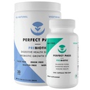PERFECT PASS Prebiyotiks and Probiyotiks for Digestive Health, Capsule and Toz Supplement Sche for Yetişkinler, Natural Bacillus Strains with PHGGG for Gut and Digestive Wellness
