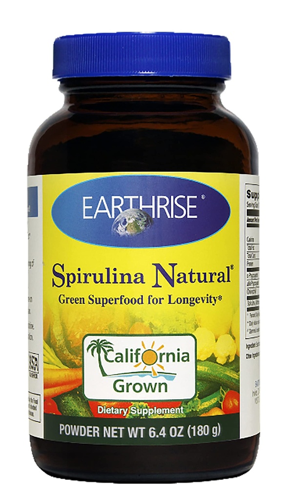 EARTHRISE Spirulina Powder 180 Gram, 0.01 Pounds