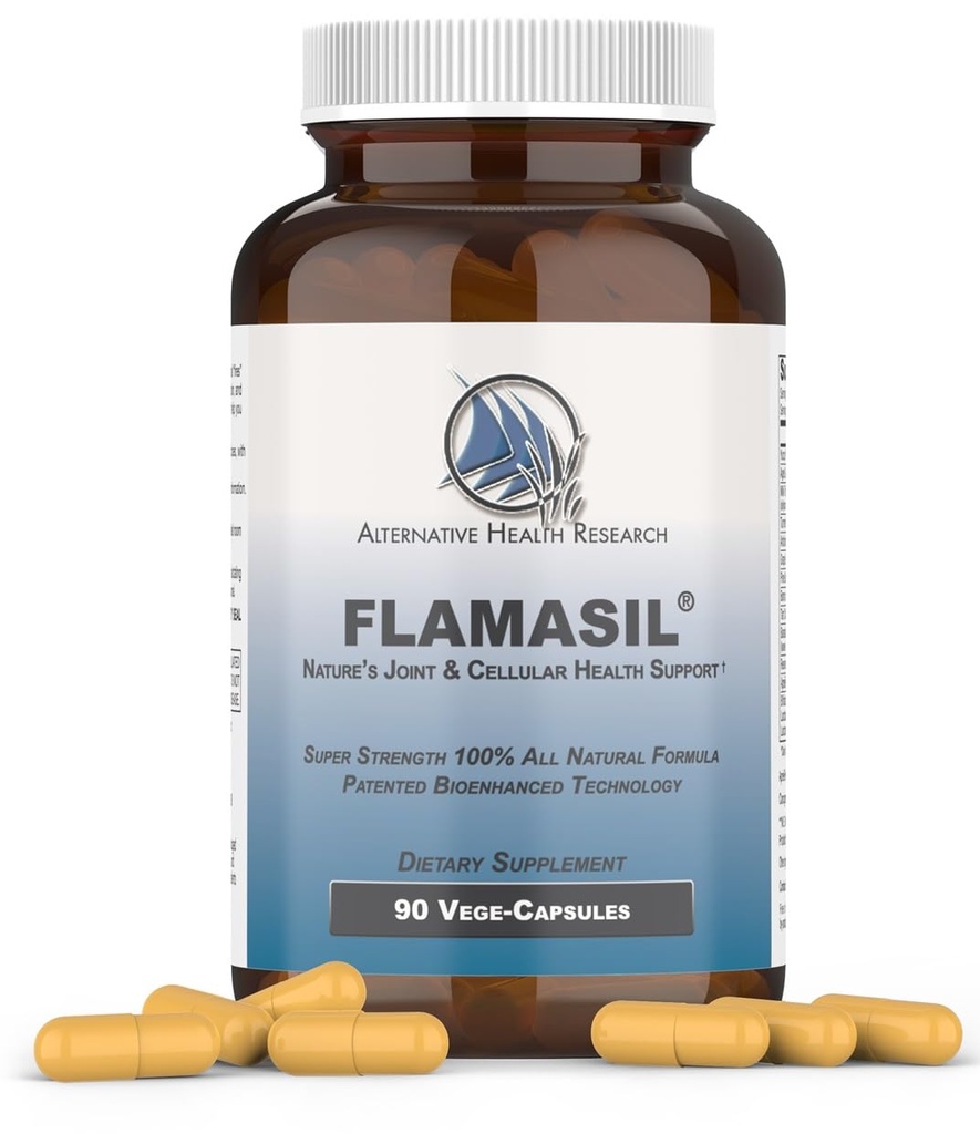 FlamasilTM- Sağlıklı Inflammation Response * | Multi-Herbal Pain Reliever* ve Ortak Yardım | Bio-Enhanced Turmeric, Boswellia, Resveratrol ve Daha Fazla | 13-in-1 Superfood Antioksis | 30-Day Supply