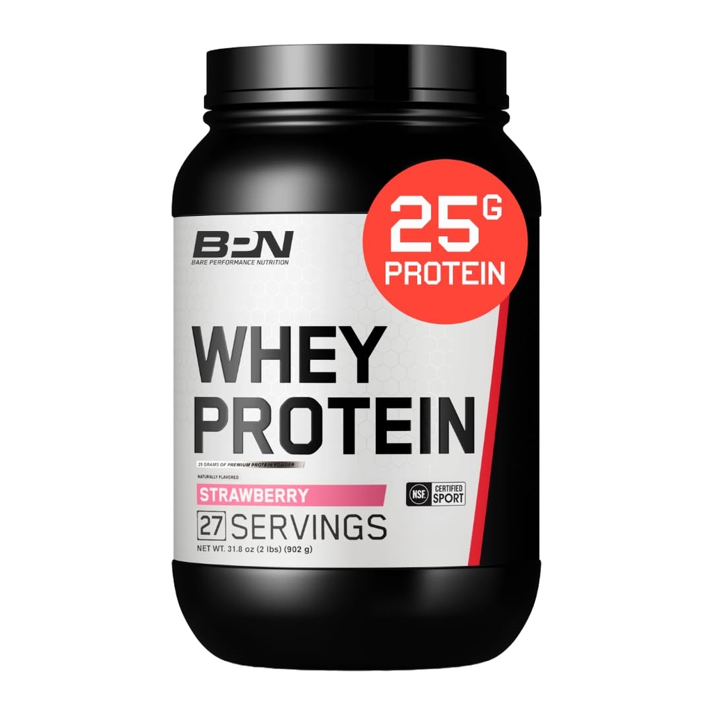 BARE PERFORMANCE NUTRITION, BPN Whey protein Toz, Whey Protein Yoğunluğu, Yerli Micellar Casein, Şaşırtıcı Mixability, Strawberry