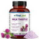 FineLand Milk Butle Pills 50:1 Ekstraksiyon - 120 Vegan Capsules - 20.000 mg Strenght with% 80 Silymarin Flavonoids - Liver & Antioksi Support | 50X Yoğun Tohumlama - ABD'de Yapıldı