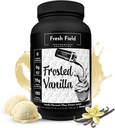 Fresh Field Vanilla protein Toz - 25g Whey proteini Isolate, Gluten-Free & Soy-Free, Sugar-Free, 30 Hizmet - Doğal Whey Protein Toz İşout Fitness & Beslenme Shakes - 2.16 lb