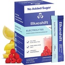 Bluechange Electrolytes - Doğal Elektrolytes Toz Paketleri, Organik Hydration Packets, Electrolyte Drink Mix Stick Stick Sticks with No Sugar, Single Serve Pack - Lemon Raspberry Flavor, Toz Sticks (10 Pack)