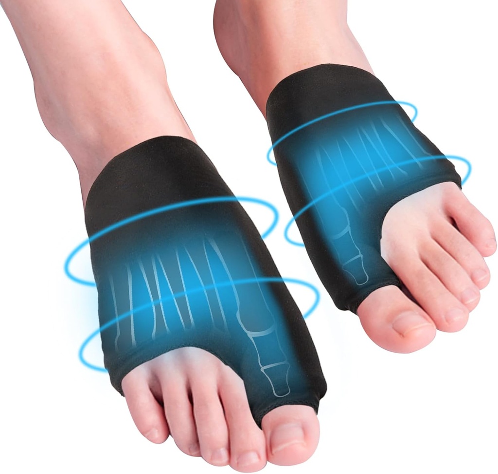 Foot Ice Packs Bunion Relief Gout Pain Relief için Big Toe, Reusable Cold & Heat Therapy Gel Foot Buz Paketi Arthritic Toes, Swelling, Fasciitis, Sport Injuries, Post-Surgery Recovery