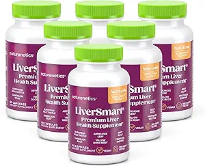 LiverSmart - Liver Cleanse & Tech Formula Avrupa Süt Butle, Silymarin, Artichoke, Dandelion, Sarı Dock Kök, Arıt Kök - Yardıma Tamam, Yeni ve Destek Canlı Sağlık (6)