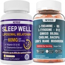 NEVISS L-Tyrosine Gummies & Melatonin 60mg Yetişkinler için