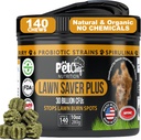 Pet Chef Lawn Saver, Soft Chew, Vegan Bacon! Canine Urine Yard Burn Stopper. Dog PH Urine Neutralizer. Yard'ları inşa edin, Bitki Hasarını koruyun ve Back Yards'ı büyütün. Önlemler Yard Hasar Hasarı