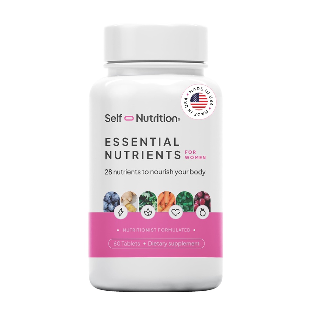 Kadınlar için Vegan Multivitaminler - Daily - 28 Nutrients - Güç, Uyku, Saç, Skin, Nails & İndirme Cravings - Keto, Vegan, Gluten Free, USA, 2Months Supply
