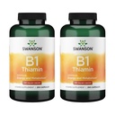 Swanson Vitamin B1 (Thiamin) - Sağlıklı Metabolism'ı teşvik eder ve Enerji Desteği sağlar - Doğal Vitamin Supplement Supporting Optimum Nerve Hücre Fonksiyonlu - (250 Capsules, 100 mg each) (2 Pack)