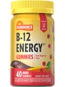 Sundance Vitamin B-12 Enerji Gummies | 40 Kont | Peach Raspberry Flavor | Vegan, Non-GMO ve Gluten Free Supplement Supplement
