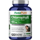 NusaPure Chlorophyll 200:1 Ekstraksiyon, 150 mg Capsule 120 Vejetaryen Caps (Non-GMO, Vegan) için 30.000 mg Eş Eş Eşdeğer