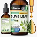 BIO KRAUTER Zeytin Broşürü Sıvı - Zeytin Yemek Desteği için Tatlı ve Şeker Ücretsiz - Vegan Drops 2 Fl.Oz.