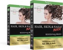 Purvana Max Saç, Skin, ve Nails Vitamini - 5000mcg Biotin, Folic Acid, DMAE, Grape Tohumu - Bir Gün Vegan Saç, Skin, Nails Desteği - Collagen Production - 30 Caps (Pack of 2)