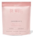 Be Well Tarafından Kelly Chocolate Plant-Based Protein Toz, Vegan 21G Protein 9G Fiber 1 NetCarb (3 Malzemeler, 20 Hizmet) 9 Amino Asits 3 BCAAs No Soy, No Dairy, Stevia-Free No Sugar 1.85lb 840g