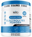 Keto Vitals Unflavored Electrolyte Toz | Keto-Friendly Electrolytes with P properties, Magnezyum, sodyum,dis | Keto Electrolytes Supplement Drink Mix | Sugar-Free, Zero Calories, Zero Carbs
