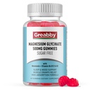 Magnezyum Glycinate Gummies 500 mg for Yetişkinler Sleep Support, Chewable Magnezyum Gummies for Women & Men, Muscle Relief & Magnezyum Supply (60 Gummies)