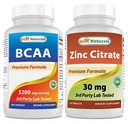 En İyi Doğallar BCAA 3200 mg & çinko Citrate 30 mg