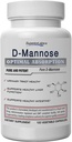 Üstün Laboratuvarlar D-Mannose 500 mg, Pure Non-GMO Optimal Abors Prebiyotik, Urinary Tract, Bladder & Kidney UTI Support, Digestive & Liver Health Aid, IC Relief for Women & Men, 120 Veg Caps