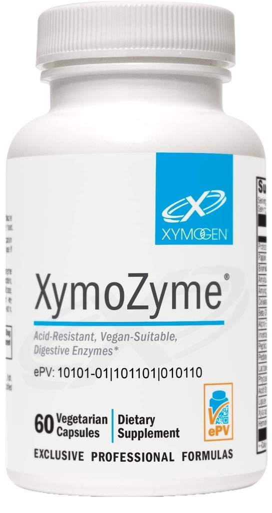 XYMOGEN XymoZyme - Pro & Bromelain ile Kadınlar ve Erkekler için Enzim Enzymes - Gut Health & Bloating Relief (60 Capsules)